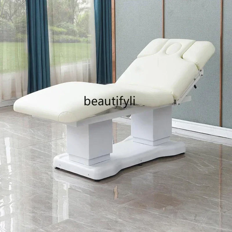 200302Multifunctional Electric Massage Therapy with Holes Tattoo Embroidery Body Beauty Massage Bed Beauty Salon Special