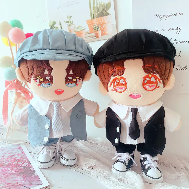 

20cm Dolls Clothes Accessories Muppet Gentleman Suit Vest for Our Generation Korea Kpop EXO Idol Dolls Children Gift DIY Toys