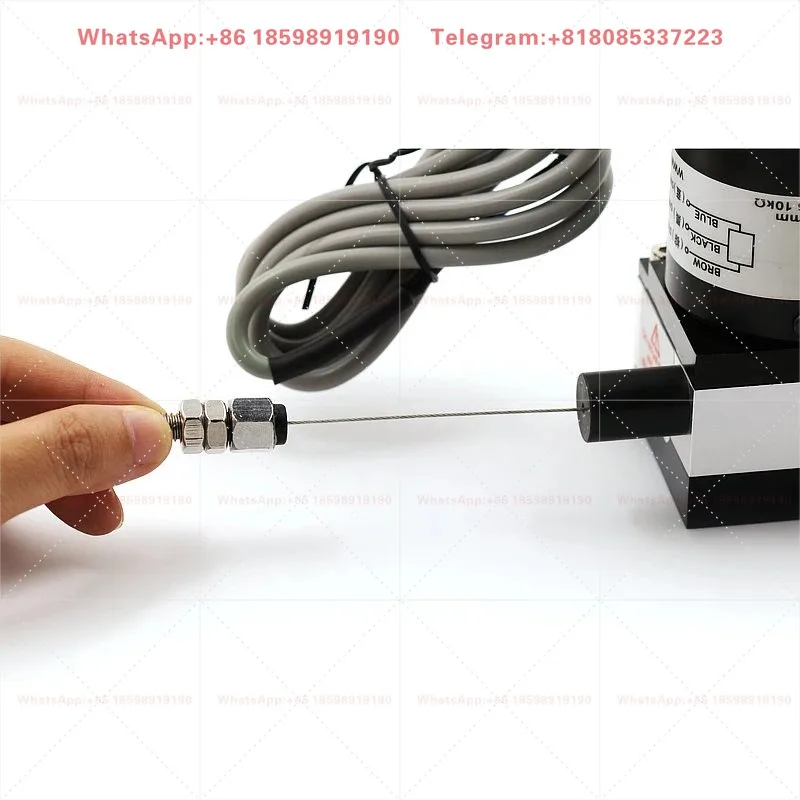 0-10K Linear Potentiometer 1000mm Draw Wire Sensor Analog Linear Position Sensor High Precision Displacement Detector