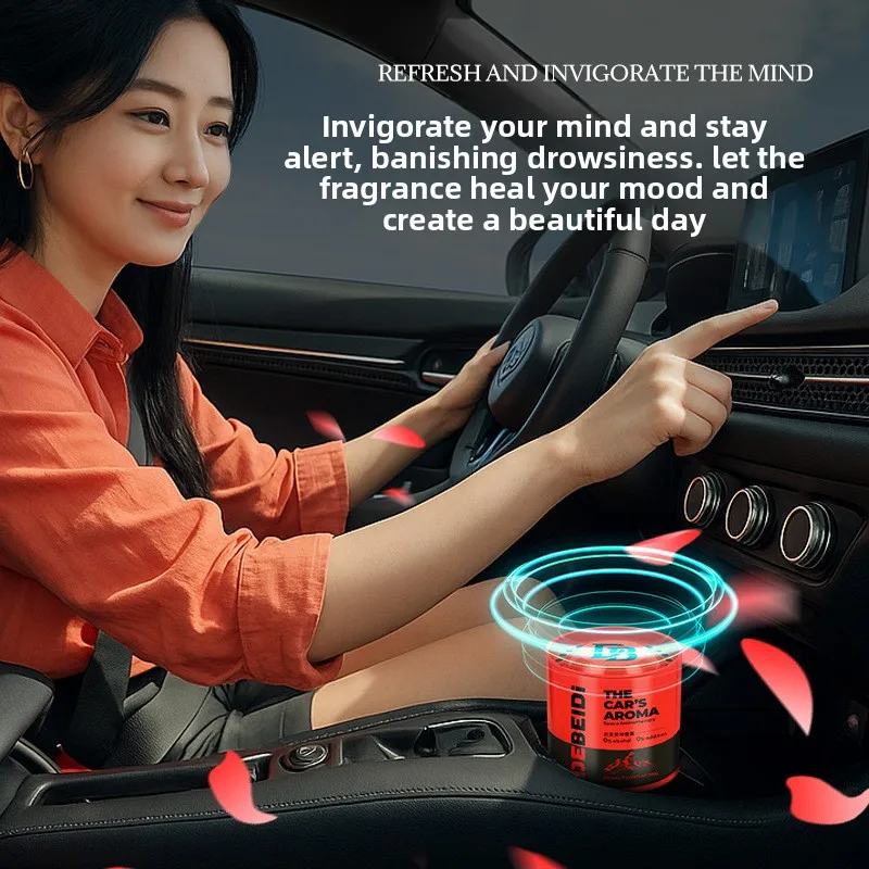 Car Aroma Diffuser, Solid Perfume Ornament, Large Capacity, High-end, Dedicated, Long-lasting Fragrance Car Perfume