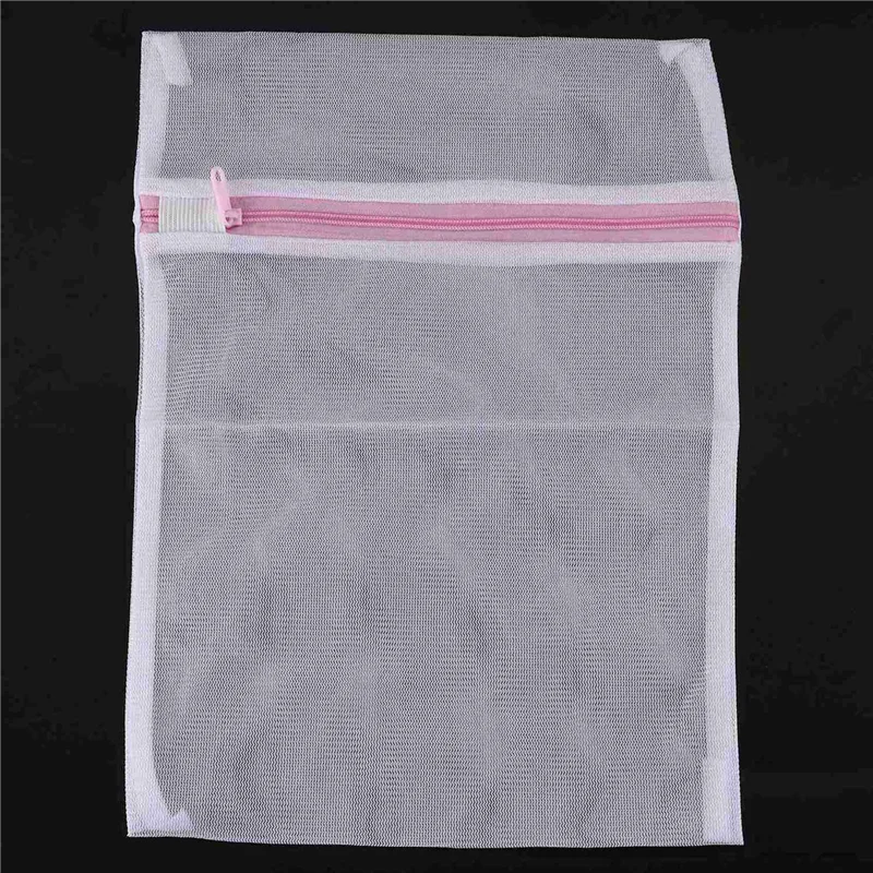 

N04R 4X Laundry Underwear Net Mesh Washing Machine Bag Socks Lingerie Bra Bag 23Cm By 30Cm