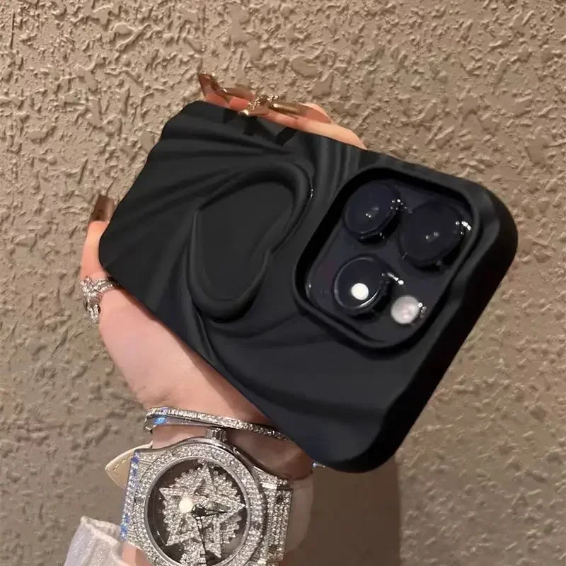 패션 하트 실리콘 폰 케이스 이미지