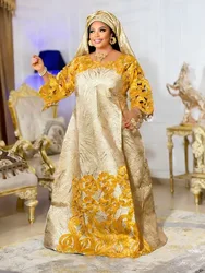 Sexy African Dresses for Women 2025 African Women Long Sleeve Party Evening Maxi Dress Summer African Clothes Robe