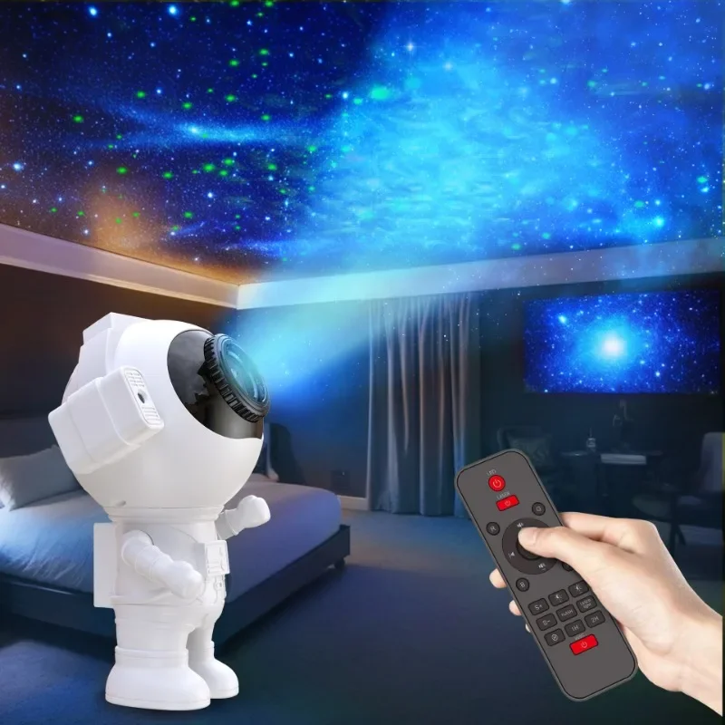 Projecteur LED Bluetooth Galaxy AstronsomStarry, veilleuse, lampes ciel étoilé, nébuleuse, décoration de chambre, cadeau d'anniversaire pour enfants