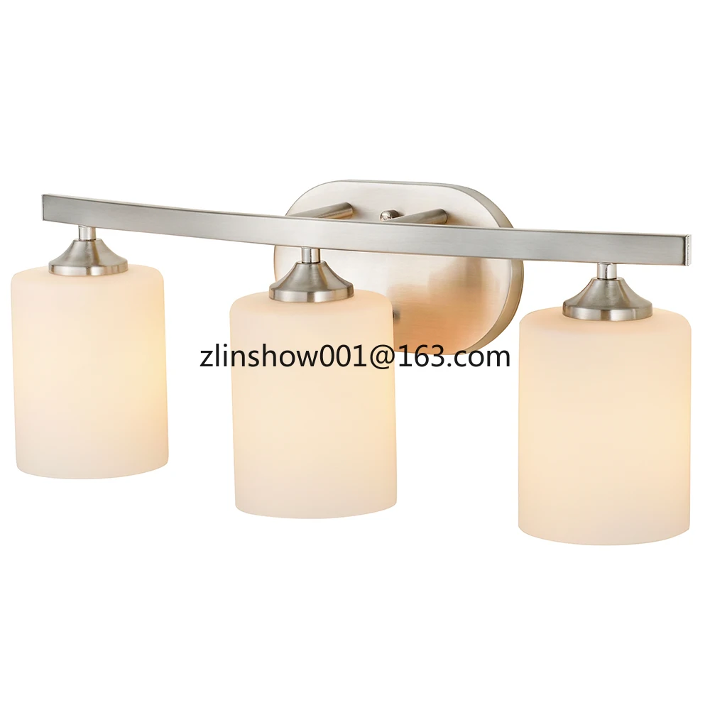 Glass Shade light mirror makeup Vanity Fixture Bathroom Wall Lamps for Indoor Lighting