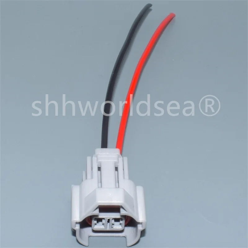 1 комплект, 2-контактный автомобильный топливный инжектор, разъемы для электрического кабеля, водонепроницаемый женский и мужской жгут проводов, вилка 6189-0060 6180-2405