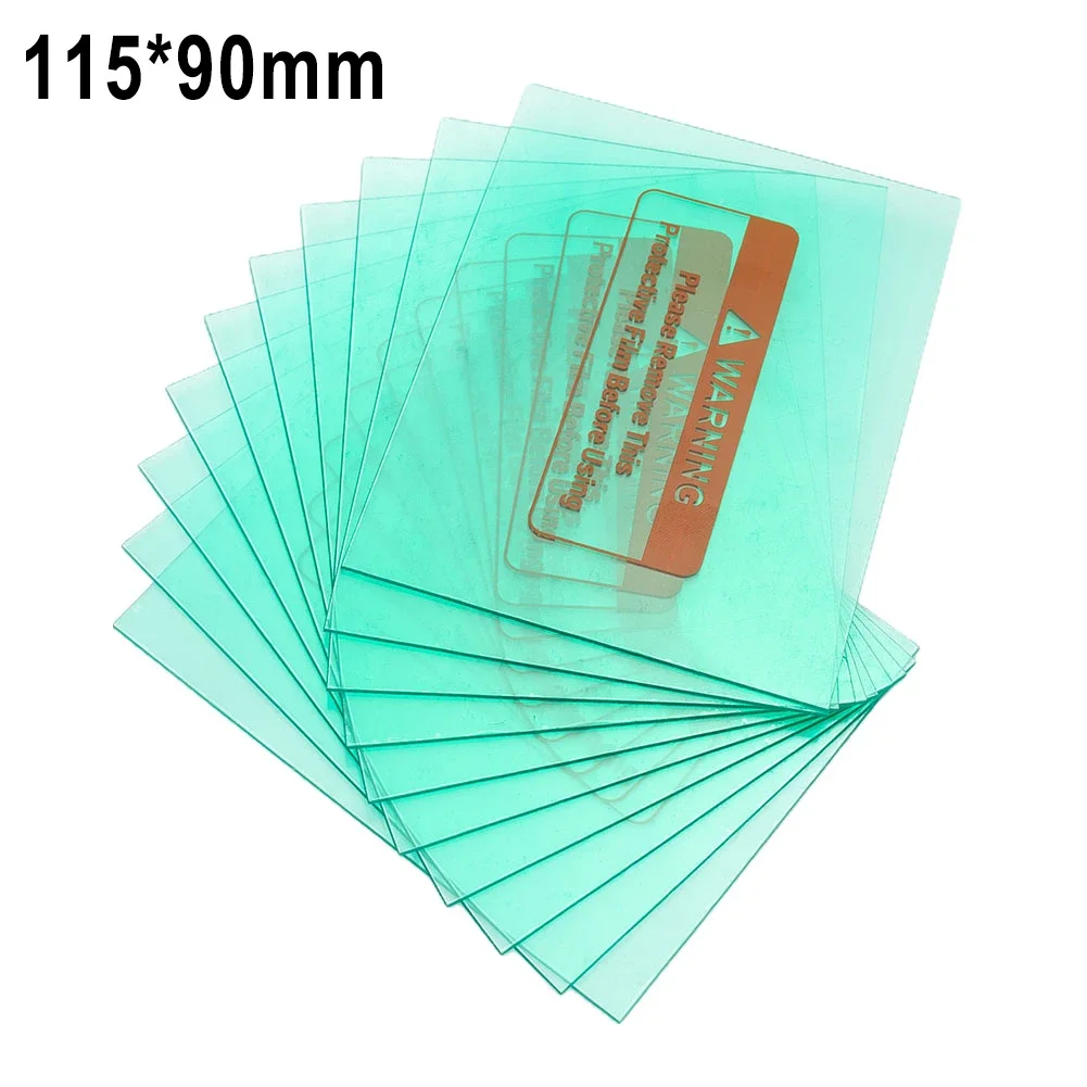 10 Pcs Protection Board Clear PC Welding Protective-Cover Lens Plate For Welding Helmet Replacement Protective Board