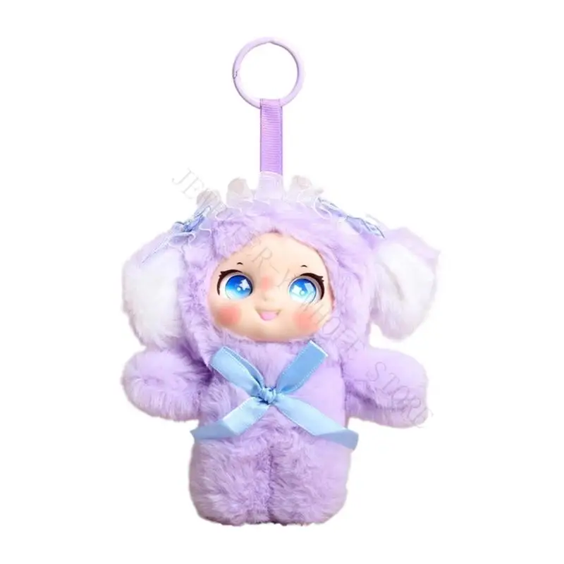 R7UF Three-Dimensional Plush Doll Keychain Charm for Bags, Keys, Backpacks