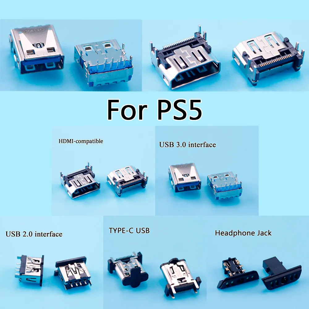 1 Stück USB 2,0 3,0 Typ-C-Anschluss für PS5-Konsole USB-Typ ein Port Hi-Speed-USB-Sockel-Anschluss HDMI-kompatible Schnitts telle – Detail 1