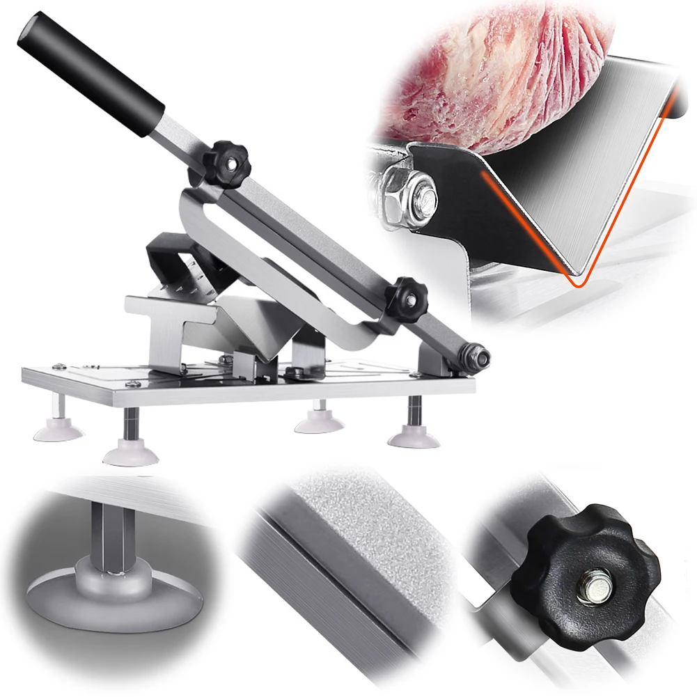 

Beef Mutton Rolls Cutter Frozen Meat Cutting Machine Stainless Steel Household Kitchen Cutting Machine Kitchen Accessories