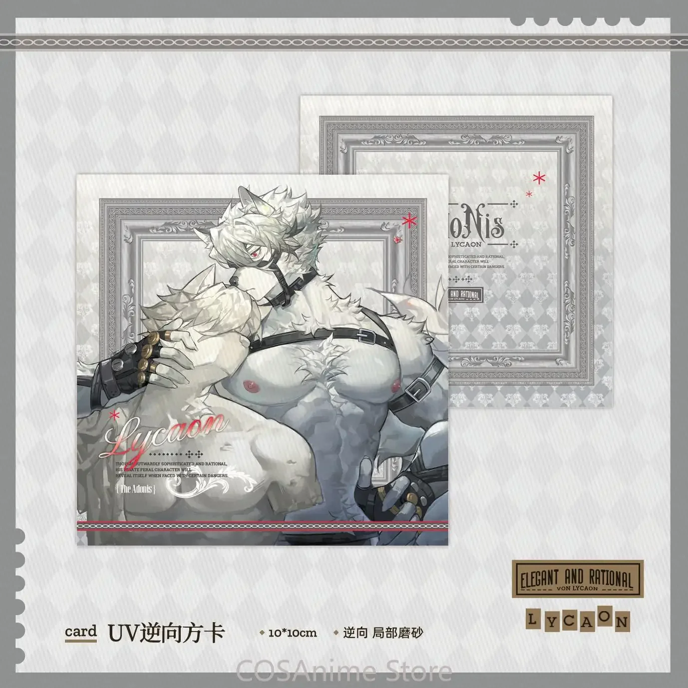ゲーム Zenless ゾーンゼロフォン Lycaon コスプレピンバッジ Itabag ボタンブローチ PVC カードアクリルデスクトップスタンドフィギュアアニメコレクション