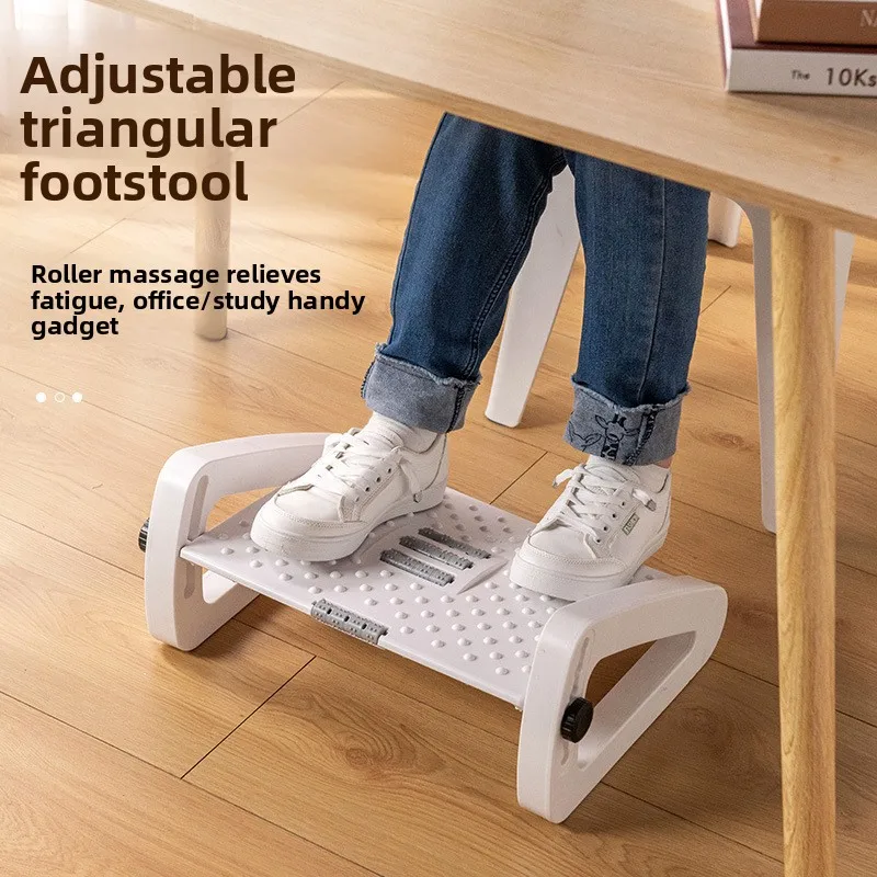 Durable Office Under The Table Ottoman Tatami Modern Simple Foot Support Step on Household Stool Adjustable Human Pedal
