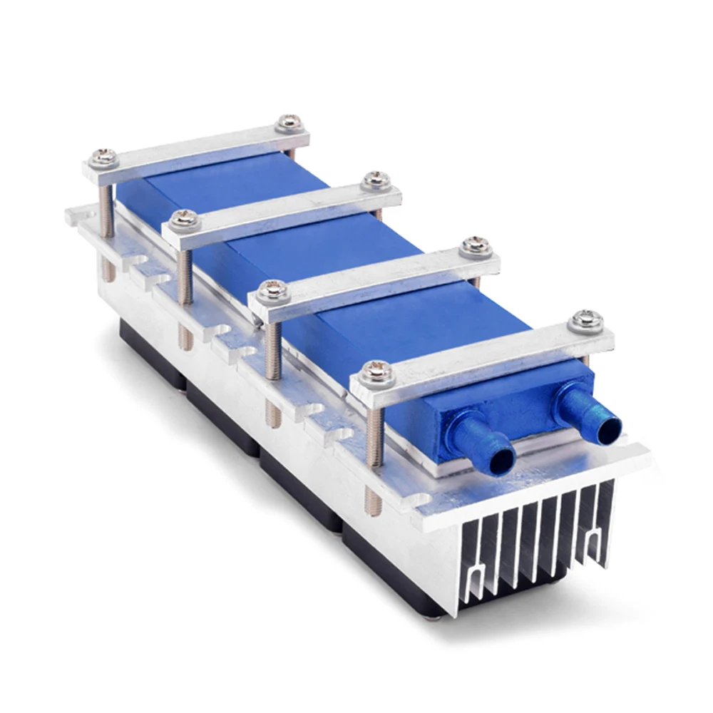 288W/144W Thermoelectric Peltier Refrigeration Cooler 12VDC 30A Semiconductor Cooling System DIY Kit for Air Conditioning Fan