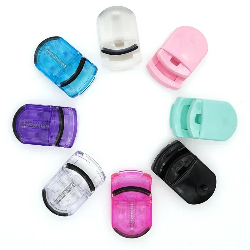 Mini Eyelash Curler Professional Multicolor Folding False Eyelashes Auxiliary Eyelash Curling Portable False Eyelashes Extension
