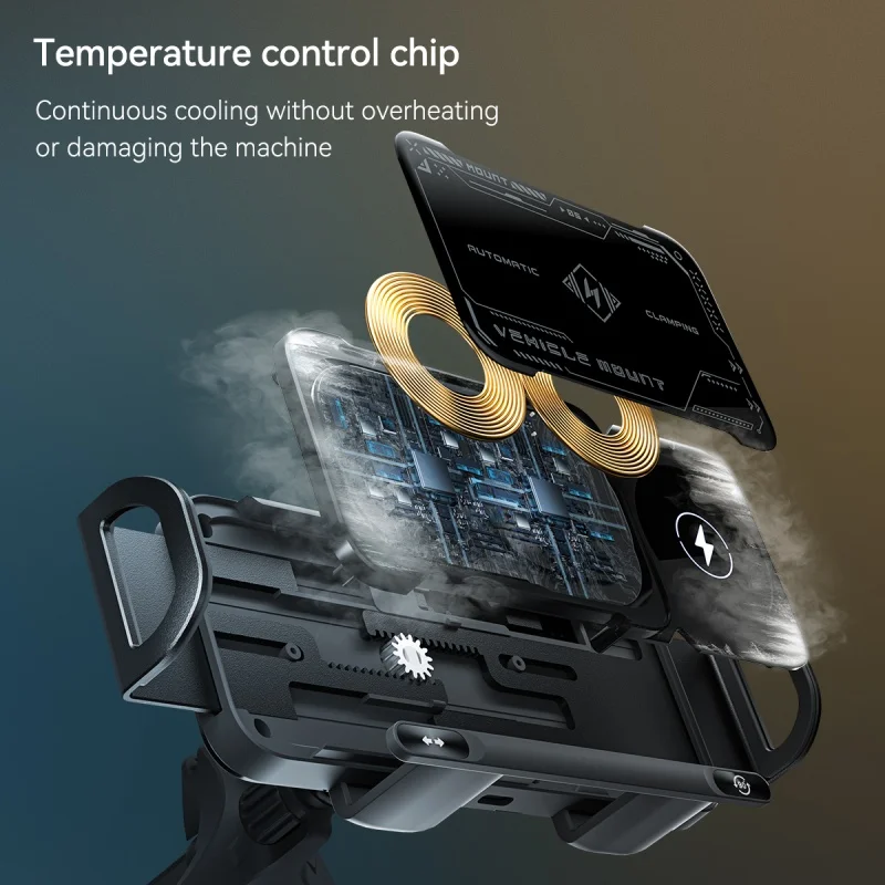 New Arrival Original X01 X06 Folding Screen Rotating Car Holder Dual coil Wireless Charging in stock man woman Birthday Gift