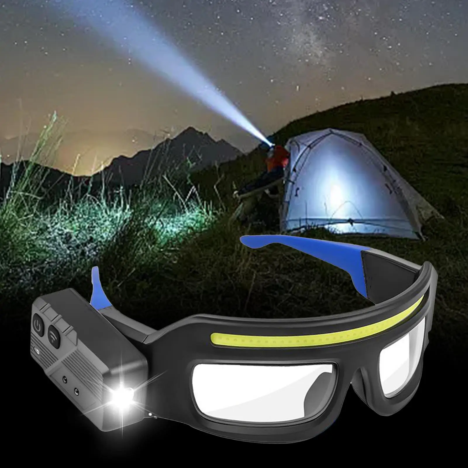 

Work Safety Glasses Cycling Glasses And Goggles With TYPE-C Light Goggles For Riding Fog Motorcycle Welding Sun Dust Outdoor