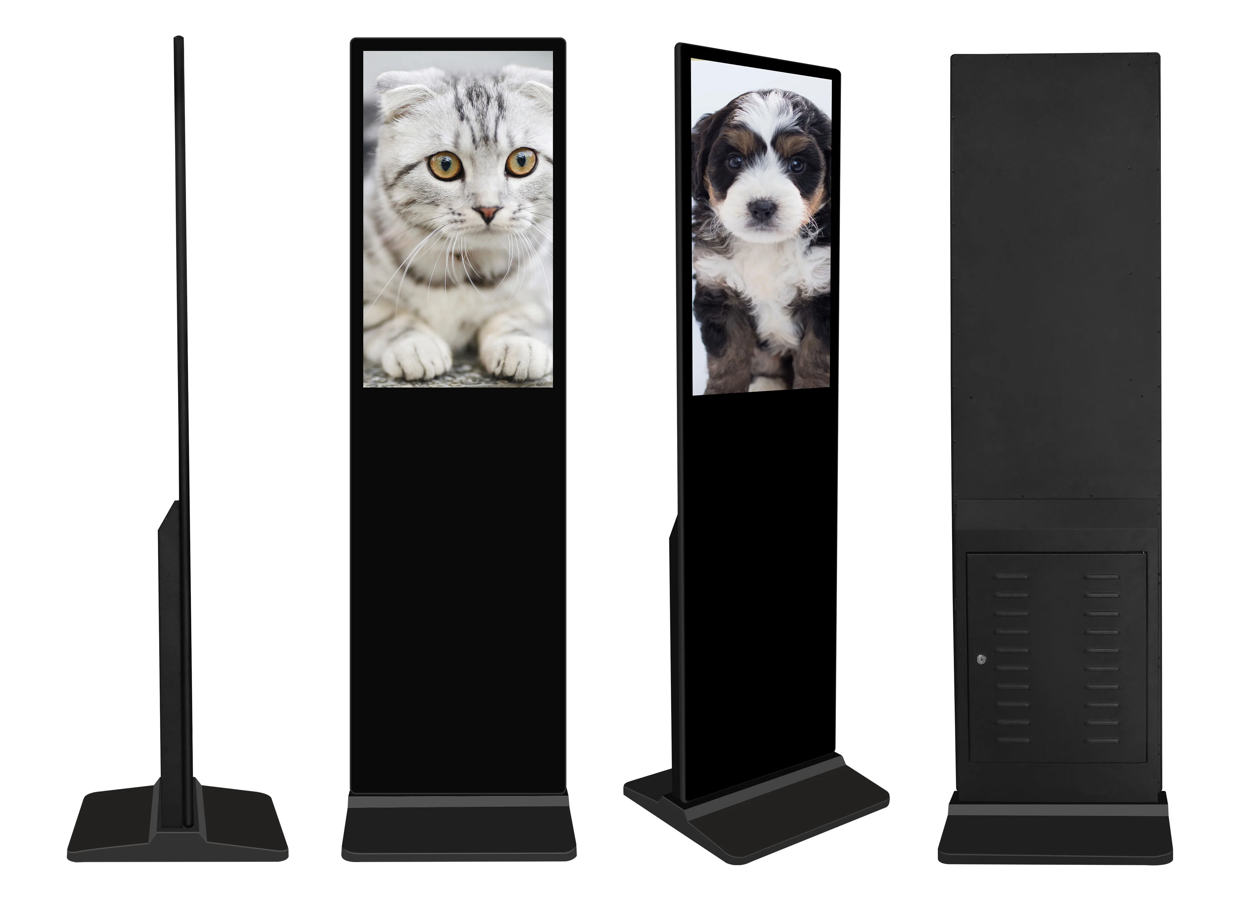 

/Floor Stand Lcd Touch Screen Advertising Display Kiosk /Factory Price Customized Vertical Tv 4K Multi Interactive