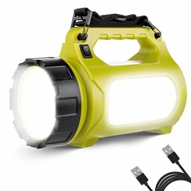 

10W 24.99x12.5x17.5cm Rechargeable 1000 Lumen LED Torch IP33 Waterproof Camping Lantern and Fishing Light with 5 Modes