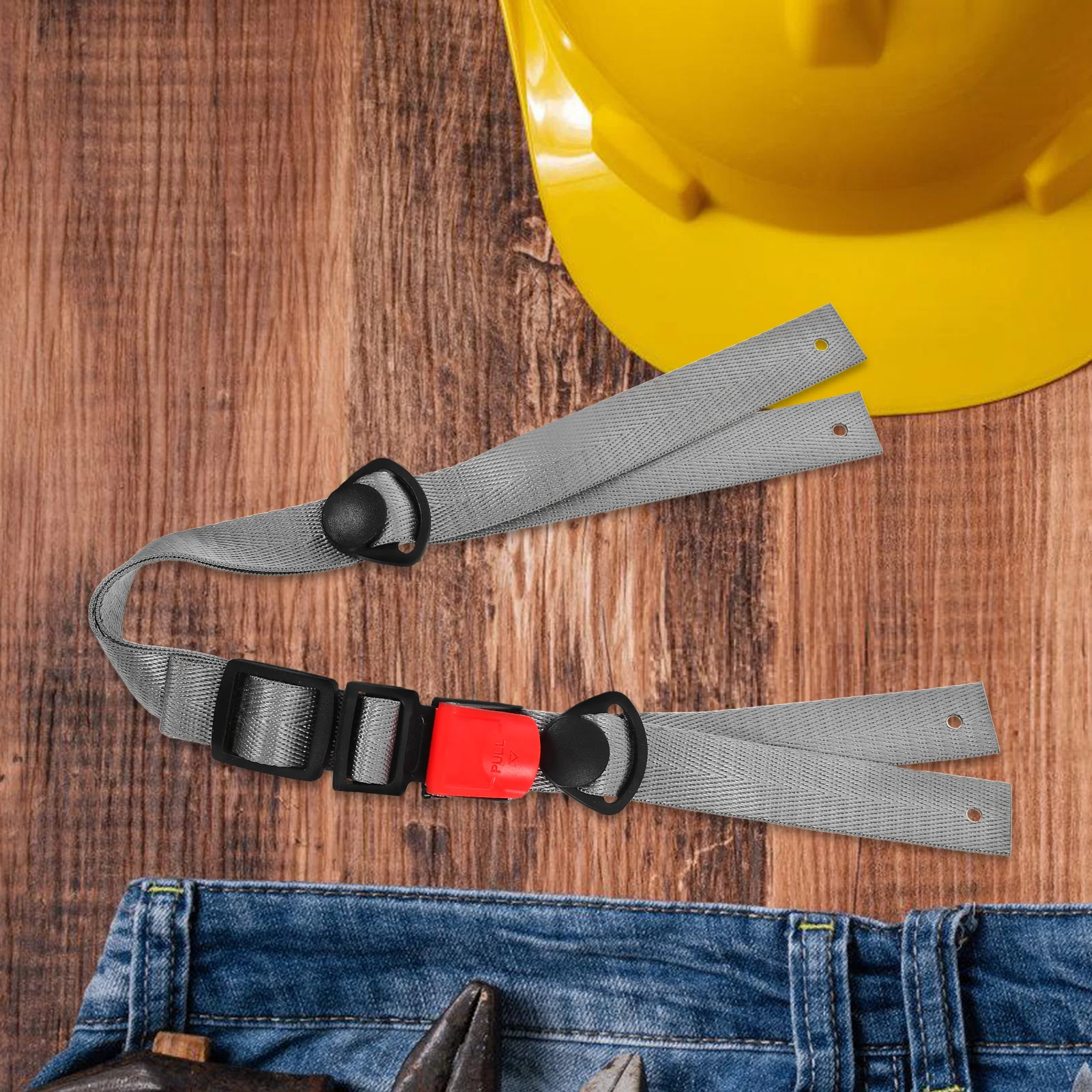 

Chin Strap Construction Hat Bike Adjustable Hard Pp Cycling Safety Elastic