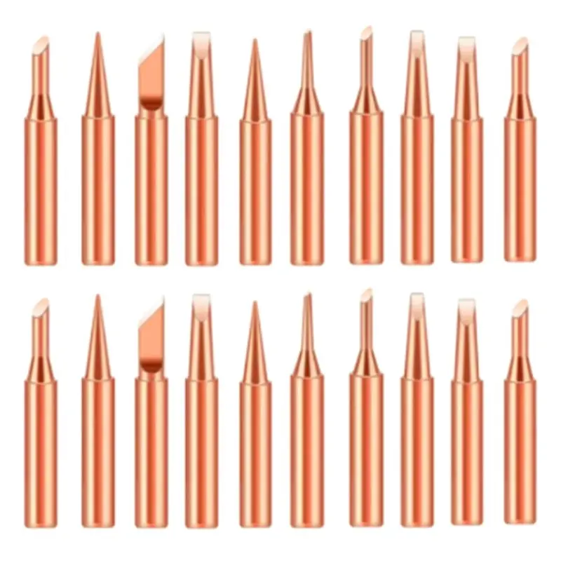 A01F-936 Soldering Iron Tip No Magnetic Pure Copper Soldering Tip Non-Magnetic Welding Head Tool