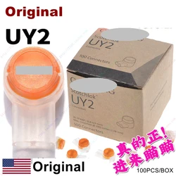 100PCS/BOX 100% Genuine Mexico UY2 Original UY2 Scotchlok Butt Connectors K2 Telephone Wire Adapters For 26-19AWG Wires