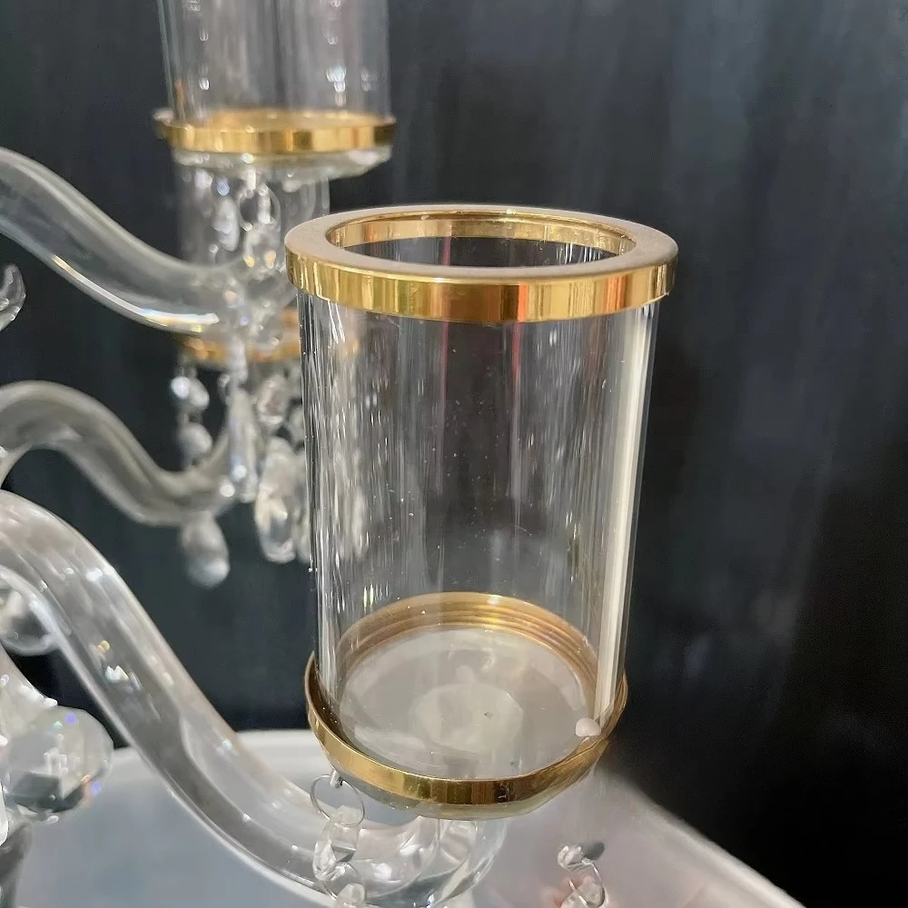 

Настольное украшение для свадьбы JC: хрустальный центральный элемент с 5 ветвями