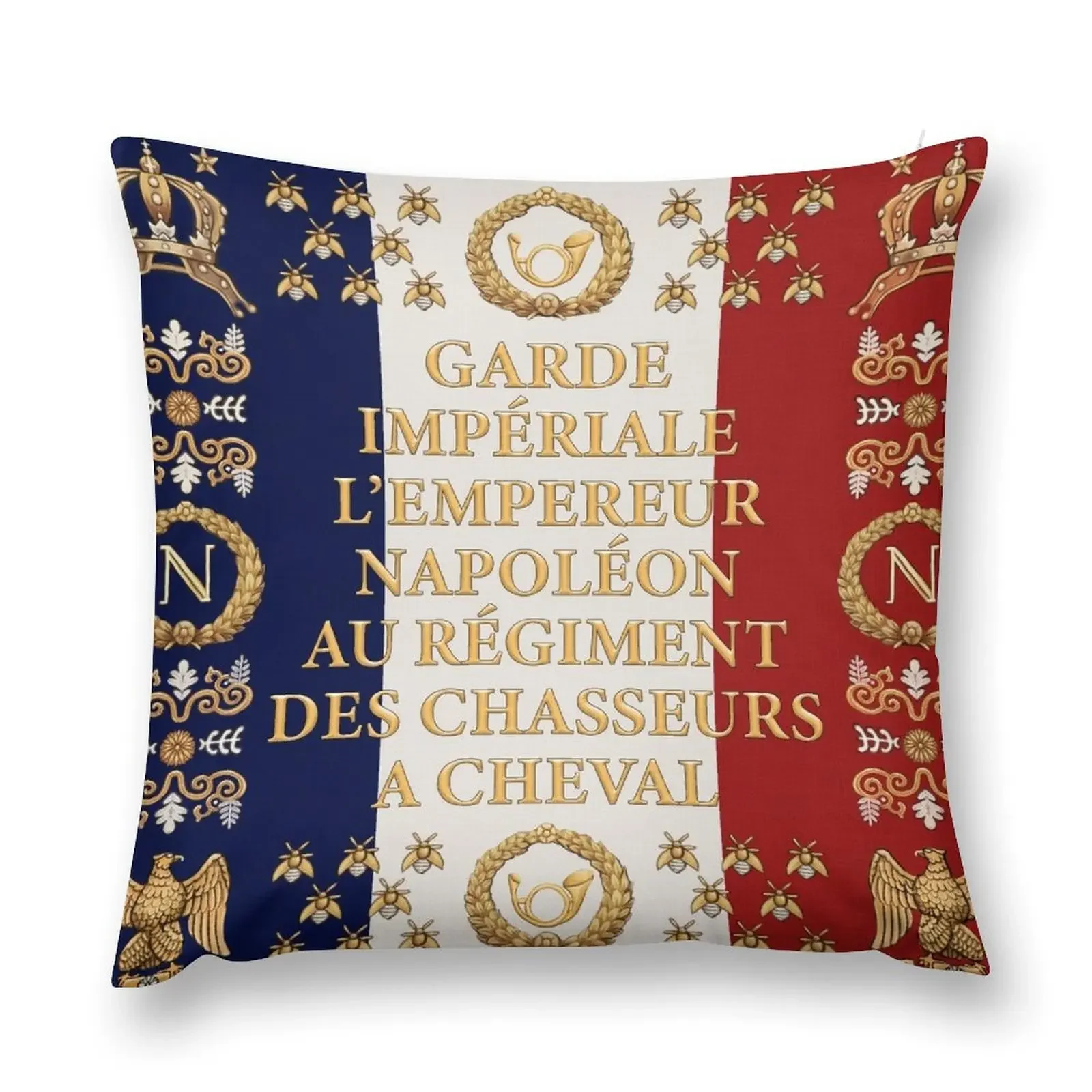 Napoleonic French flag of the Chasseurs A cheval de la Garde Throw Pillow christmas pillow case Custom Cushion Photo pillow