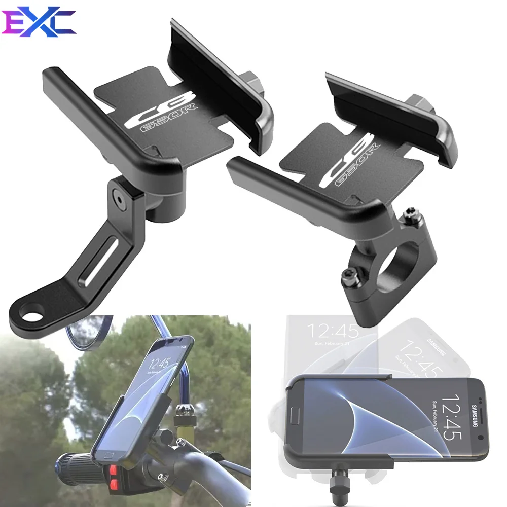 

For HONDA CB650R CB CBR 650R 650 R Motorcycle Aluminum Bicycle Mobile Phone Holder Handlebar GPS Stand Bracket