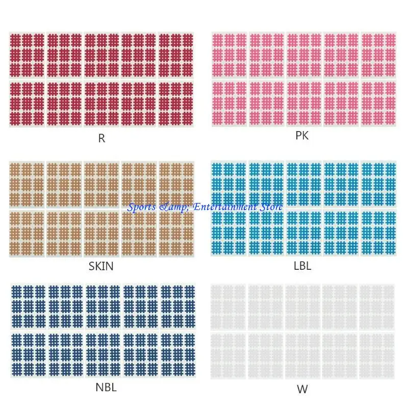 G7NF 10 قطعة/المجموعة للشريط المتقاطع Me-dical ملصقات لتخفيف الآلام في علم الحركة الرياضية