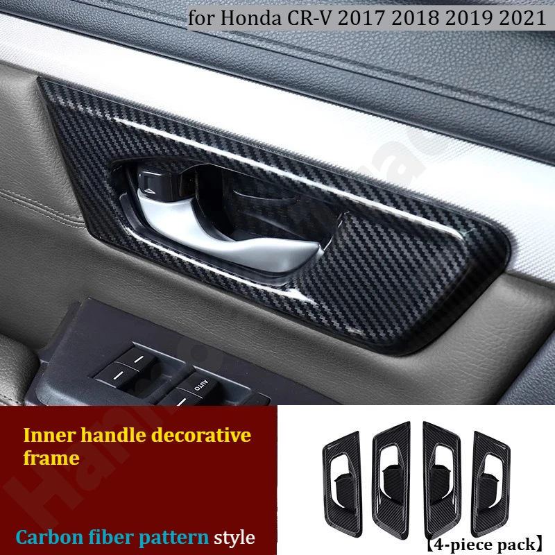

for Honda CR-V 2017 2018 2019 2021 Door interior handle decorative frame/horn cover/seat adjustment frame/interior accessories