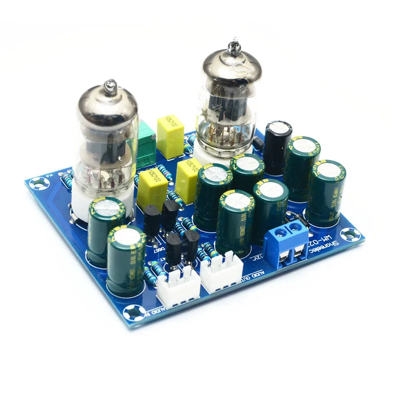 UNISIAN HIFI rura próżniowa przedwzmacniacz płyty 6J1 dobry dźwięk elektroniczny przedwzmacniacz bufora żółci AC12V do wzmacniacza domowego