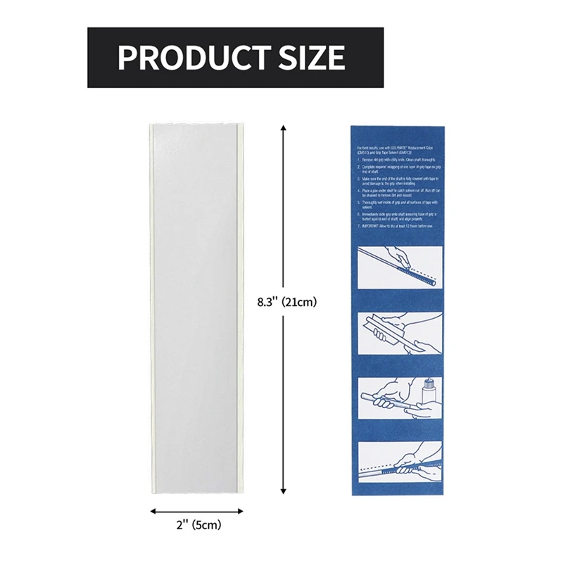 26Pcs Golf Grip Tape Double Sided Golf Club Grips Pre-Cut Golf Rubber Strips