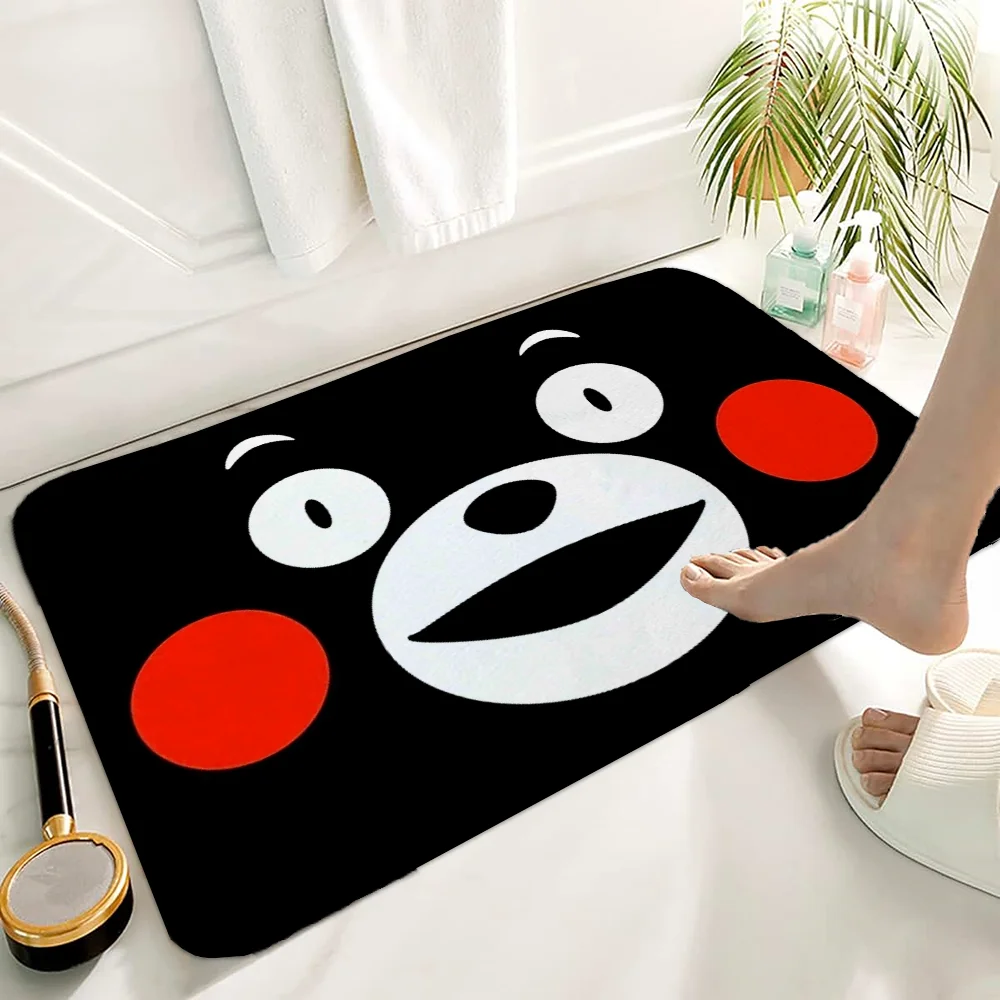 Bath Mat Rug Bathroom Foot Mat Non-slip Mat Small Floor Mats Door Mat Kumamon Entrance Carpet for Kitchen Rugs Carpets Doormat