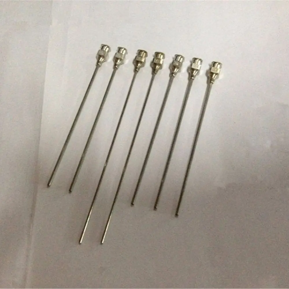 5pcs 200mm Long 25G (thin) To 8G (thick) Stainless Steel Syringe Needle Dispensing Needle Sampling Needle Industry Nozzle Blunt