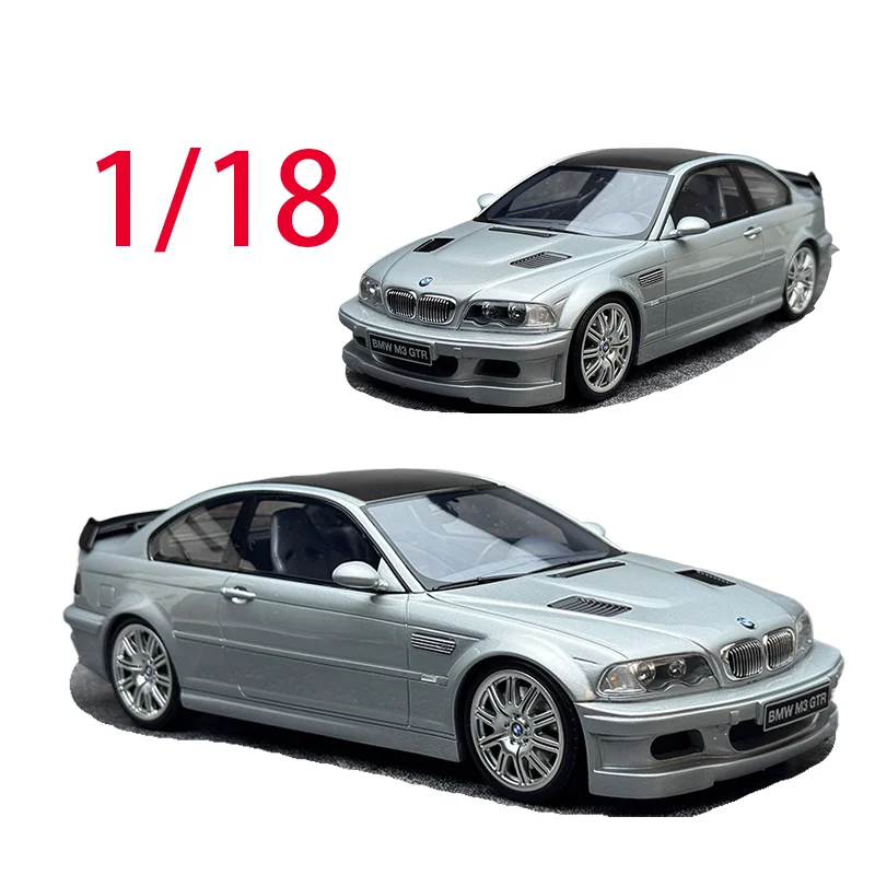 OTTO Diecast 1/18 Skala BMW Harz Auto Modell BMW E46 M3 GTR Straße Spielen Fahrzeuge Spielzeug für Jungen Original Box Sammlung Display