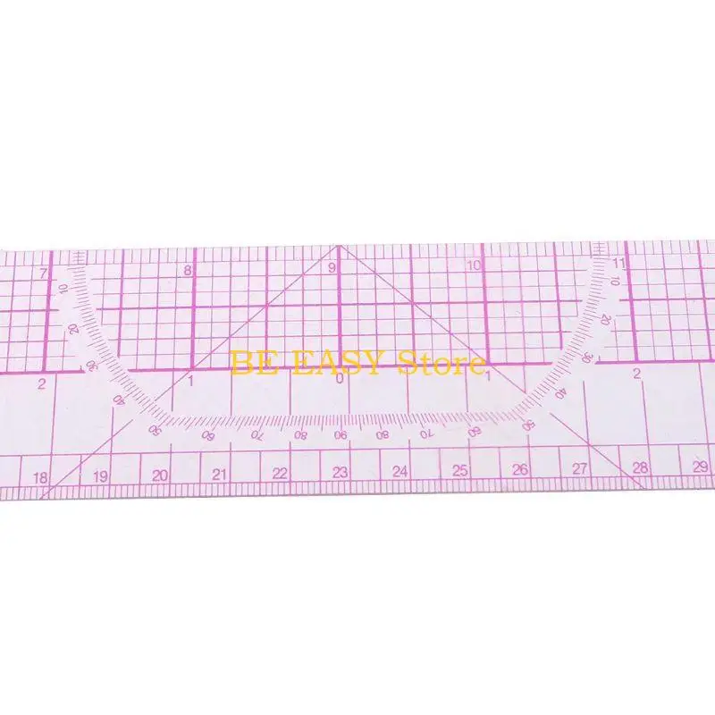 E28F Multi-function Grading Ruler for Making Clothes Tailor Sewing Craft Tool Plastic