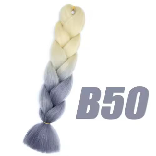 Synthetic Kanekalon Crochet Hair Braiding Hair Pre Stretched Curly Jumbo Braids Extensions Hair Accessories For Girls Braids - Image 54
