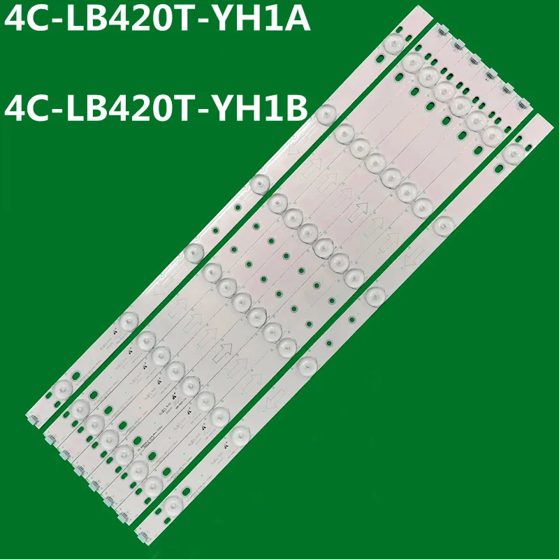 LED Backlight Strip For 4C-LB420T-YH1B 4C-LB420T-YH1A 006-P2K1972A For LE42M12 42L20 42S210 L42F3308B L42F3309B Ph42b25dg