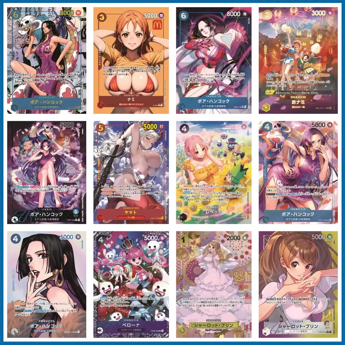 49PC/Set Anime One Piece DIY ACG Nami Uta Champion Contest Boy Games Toys Collectible Cards Christmas Birthday Gifts Board Game