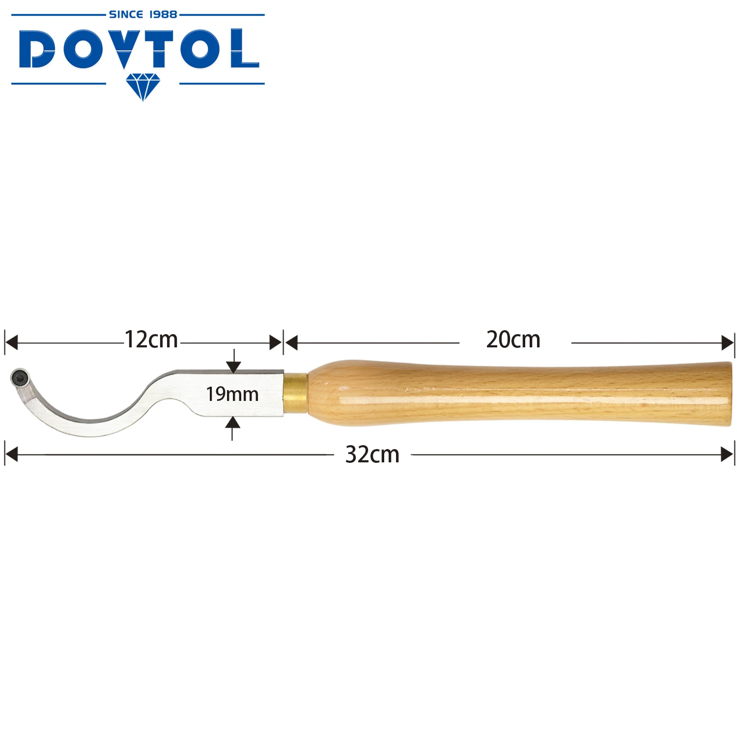 Woodturning Tool Swan Neck Wood Turning Chisel Blade Lathe Hollowing Tool with 8.9mm Carbide Insert for Woodworking Parting Tool