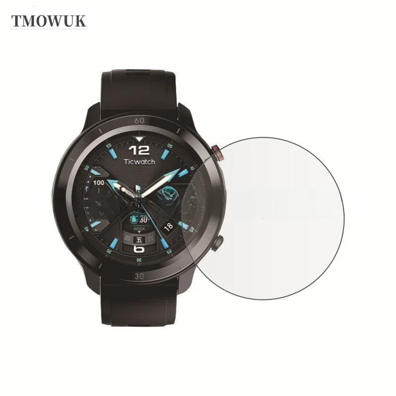 

For Tic Watch Pro 4G Tempered Glass Screen Protector Watch Film HD Clear 9H Anti-Scratch Accessories