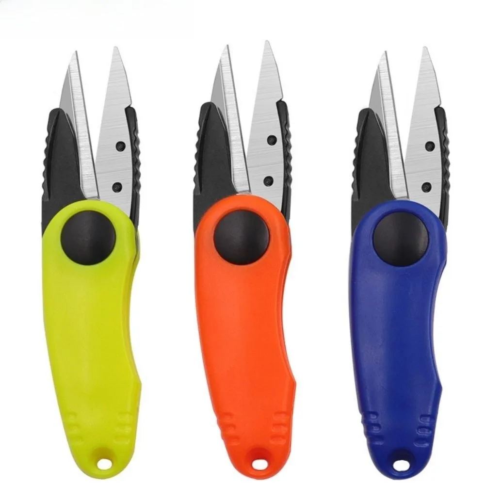 Stainless Steel Folding Scissors Multifunction Tool Durable Construction Fishing Line Cutter Rust Proof Foldable Design