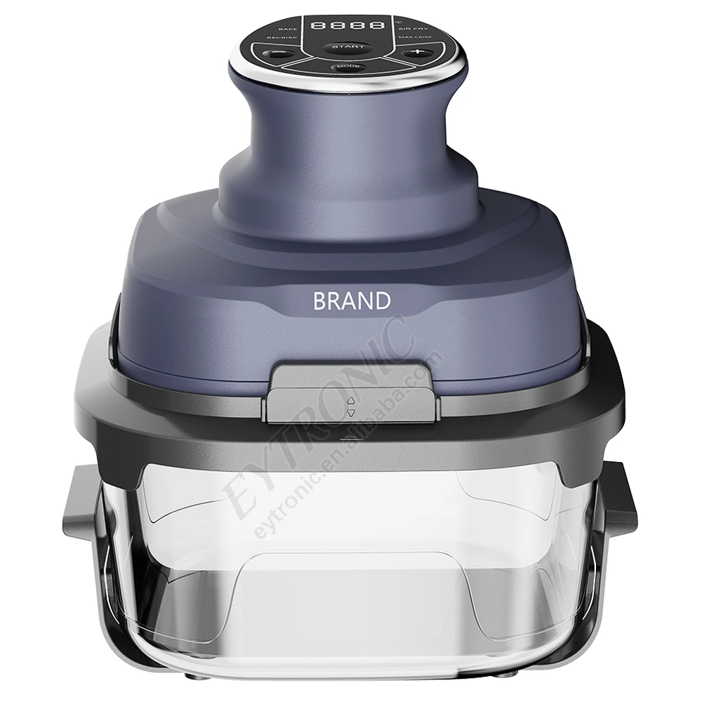 

2026 New Model Multi-functionalNew Arrival Digital Electric Air Fryer Professional Home Appliance Oil Free Glass Air Fryer With