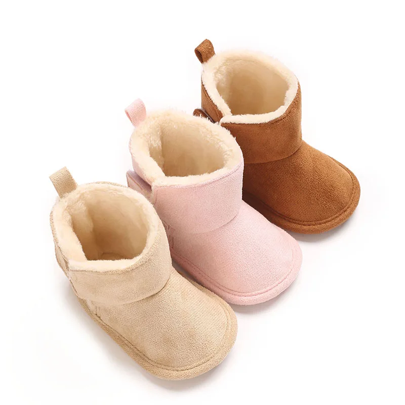 أحذية شتوية قطنية من Aaby بعمر 0-1 سنة أحذية ثلج ناعمة للأطفال للرجال والنساء أحذية مشي
