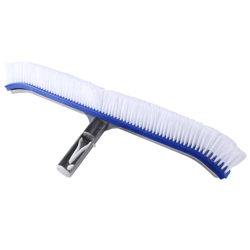 

1 Piece Swimming Pool Spa Cleaning Brush Head Cleaner Broom Bending Tool Swimming Pool Cleaning Equipment Blue