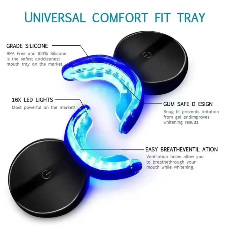 Oral Care Red Blue Light Therapy Device, for Immediate Tooth Pain Relief and Gum Sensitivity Treatment