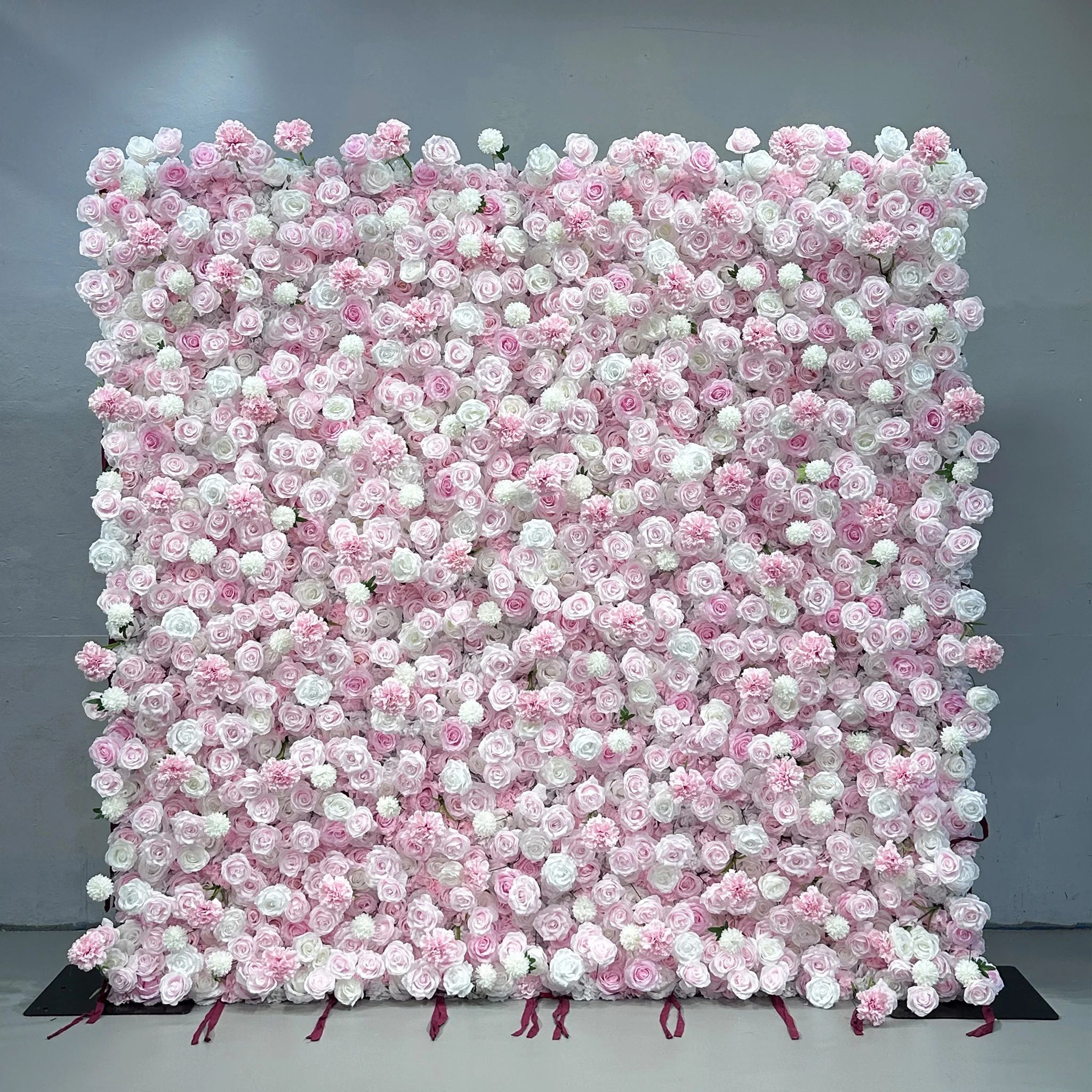 

High Quality Artificial Flower Wall Backdrop For Wedding Decoration
