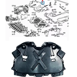 Engine lower guard plate A2225200623 For Mercedes Benz S- Class W222 X222 V222 S400 2018-2020