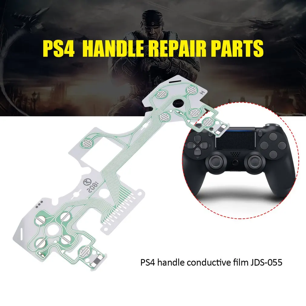Проводящая пленка для контроллера, клавиатура Flex Cable PCB, JDS-001, тонкая печатная плата, сменные кнопки для Sony PS4
