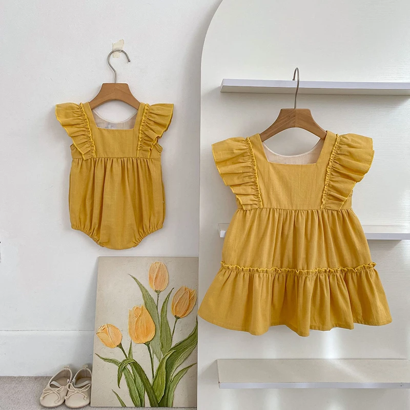 2026 Neue Sommerkollektion 0-24M Säuglings-Baby-Mädchen-Strampler Ärmellose Baumwoll-Bestickte Kleinkind-Mädchen-Bekleidung – Detail 12
